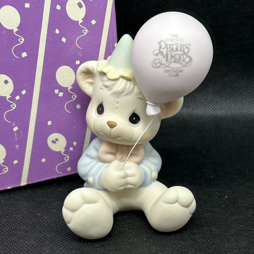 Precious Moments 1989 Membership “Have A Beary Special Birthday" figurine